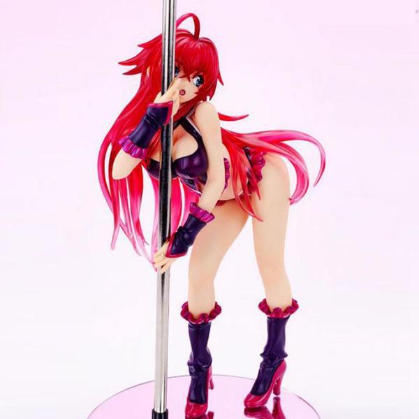 

28cm High School Pole Dancing Dxd Rias Gremory Pvc Model Toy For Sexy Girl Boy Gift Japanese Anime Figures Action & Toy Figures Q0722, No original box