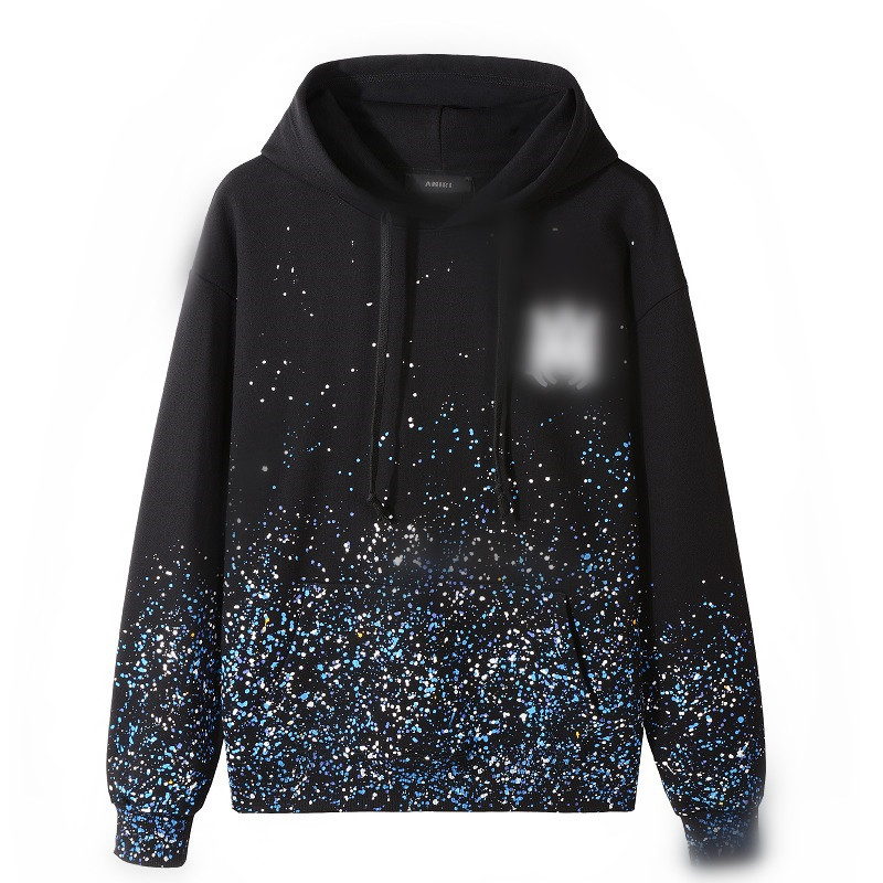 

22SS Newest Mens Hoodie Designer Hoodies Men Women Pullover Loose Fit Long Sleeve Mens Round Neck Sweaters Size S-XL, Black+gold