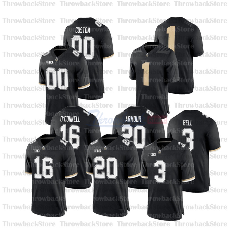 

Custom Purdue Boilermakers College Football Jerseys 33 Jackson Anthrop 2 Elijah Sindelar 94 Ryan Kerrigan 21 Markus Bailey 16 Len Dawson, Black i