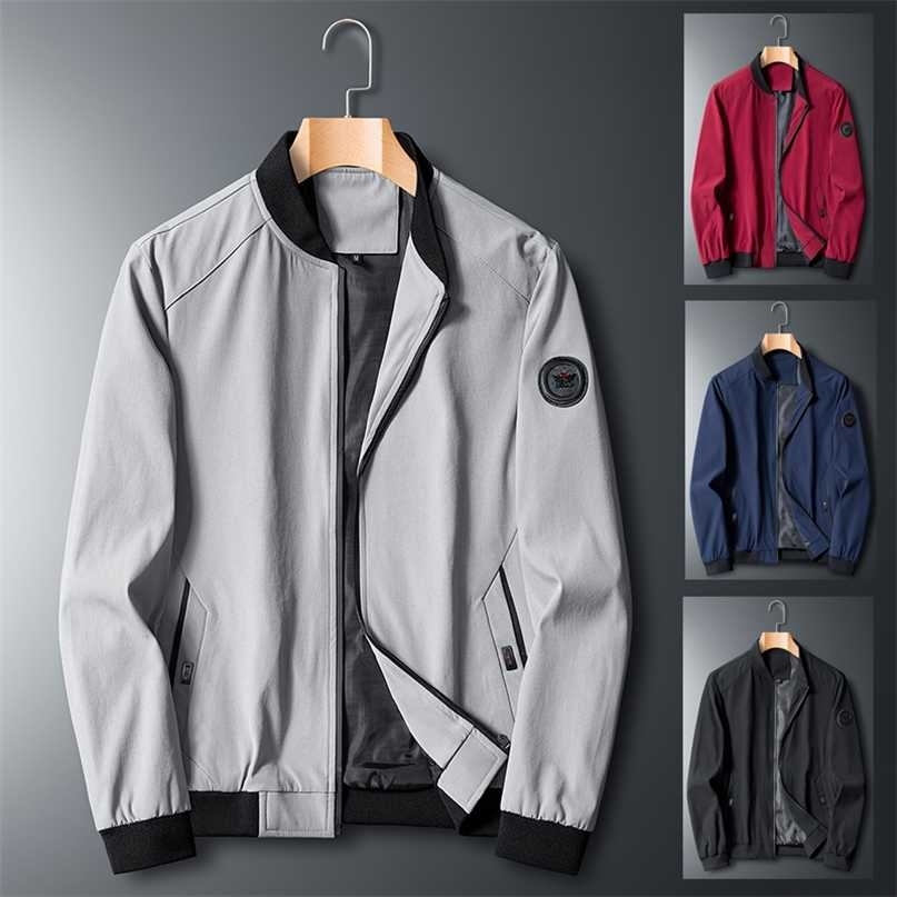 

Brand Mens Casual Jacket Large Size Streetwear Hip Hop Men Pilot Bomber Male Plus 7XL 8XL 211110, Gray 77