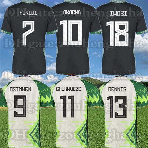 

Player version Ndidi Osimhen Nigelia Soccer Jersey 20 2120 Nigeres Pre-match training Iheanacho Chukwueze Onuachu Niger Football shirt, Black;yellow