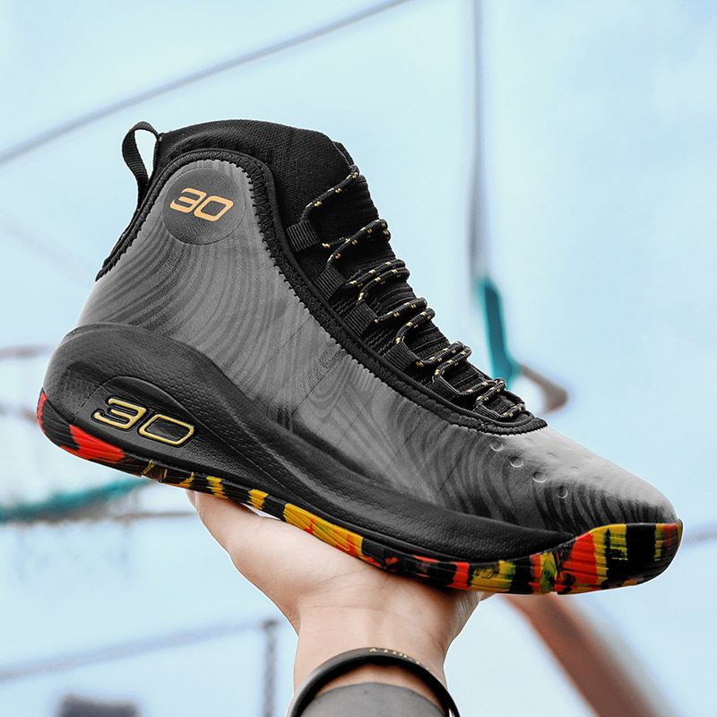 

Basketball shoes Men Shoes Sports Gym Breathing Antislip Wearable Sneakers Training Athletic Zapatillas Altas Hombre Casuales 210814, White