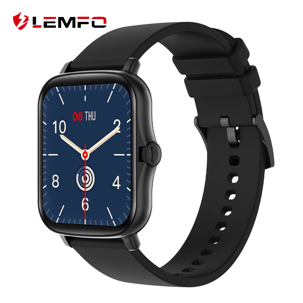 

LEMFO Y20 Smart Watch 2021 1.7 Inch Men Smartwatch Women Fitness Bracelet PK P8 Plus GTS 2 Wristwatch port Multi Languageg, Blue