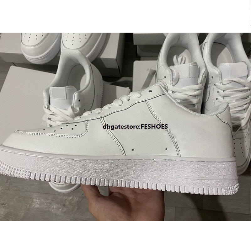 

Promise high quality Classical one Running Shoes All White low men & women Sports sneakers skate Shoe Euro36-46