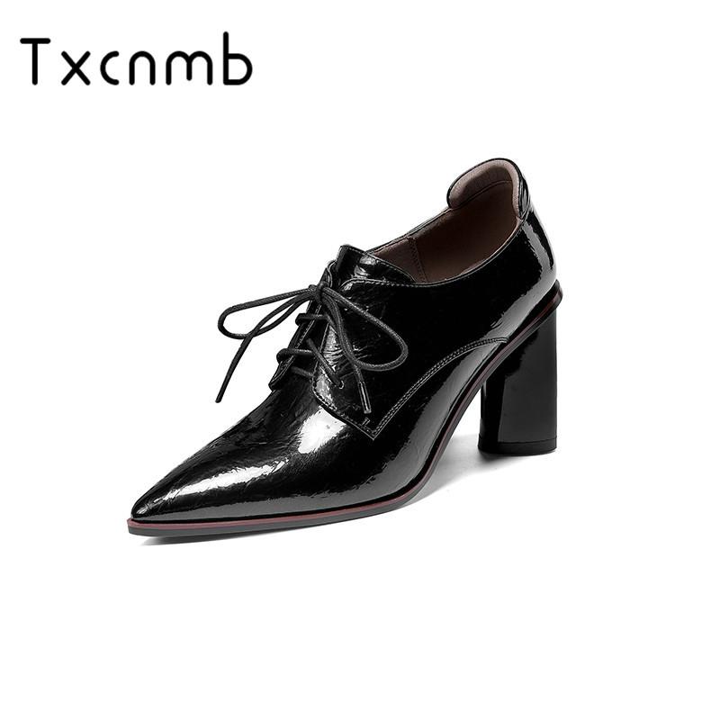 

High Heels Women Shoes Genuine Leather Woman Basic Pumps Spring Autumn Female Elegant Party Dancing Dress, Black