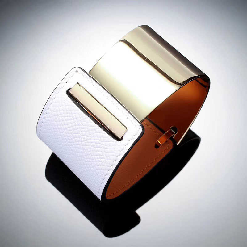 

Fashion Jewelry Real Leather Bracelet for Women the Best Gift Q0720