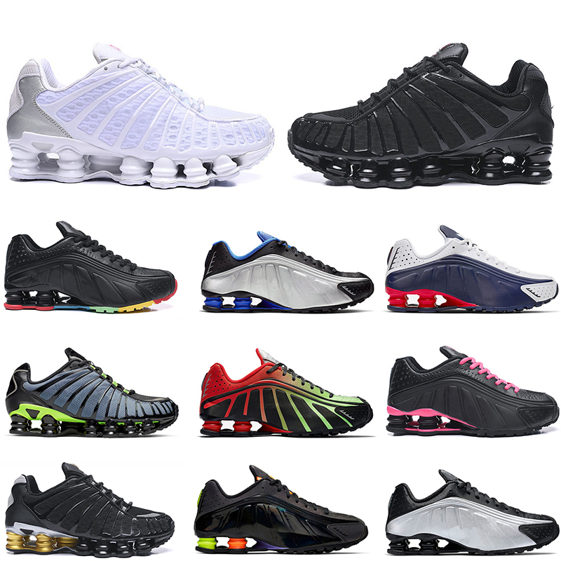 

2021 Shox TL Mens Womens Running Shoes Sports Sneakers White Silver Triple Black Nvay Blue Sail Red Vibrant Tones Pink Dark Grey Spruce Aura