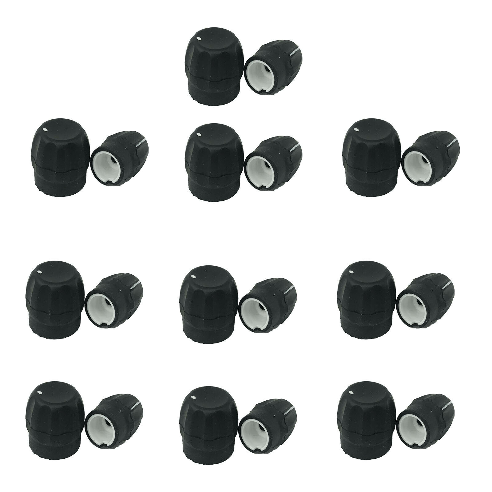 

10pcs Walkie Talkie volume and channel selector knob For Motorola CP200 GP340 EP450 HT1250 radio