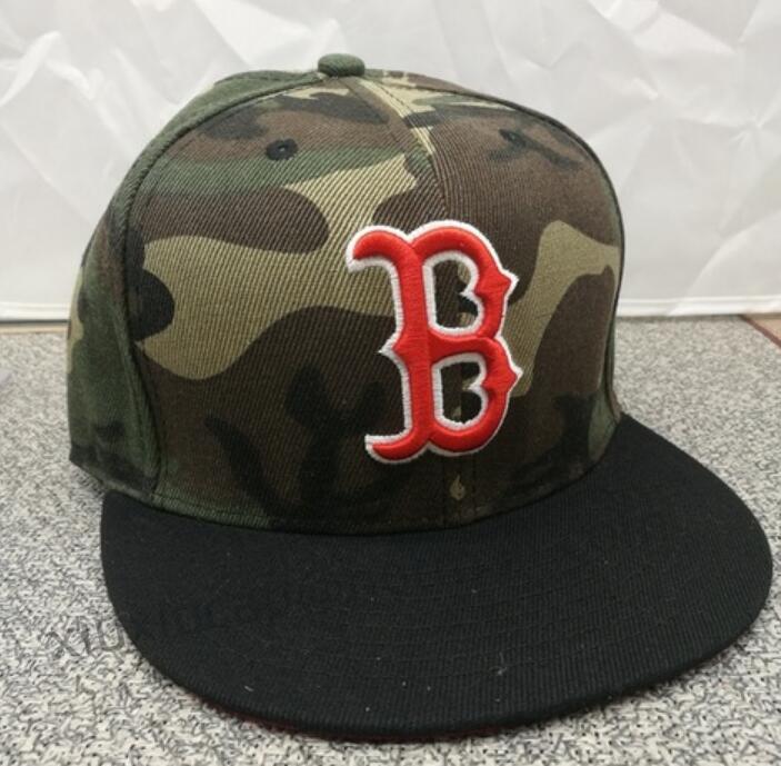 

Fashion Camo camouflage color B Boston Baseball Fitted Hats Fashion Hip Hop Sport ny Full Closed Design Caps Cheap Men's Women's C, Blue;gray