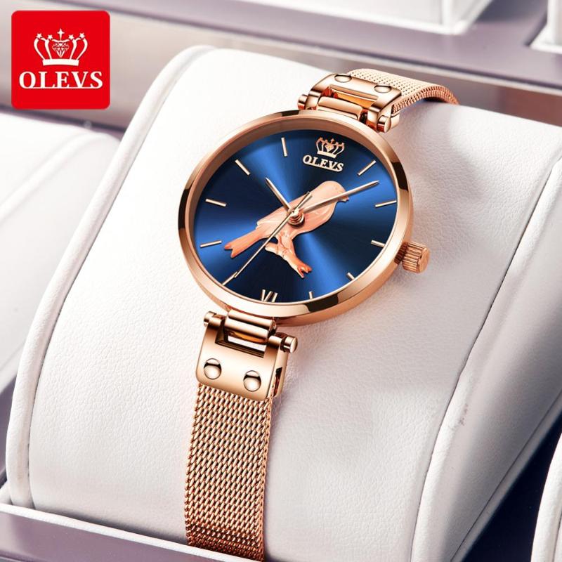 

Women's Watch Rose Gold Ultra-Thin Stainless Steel Ladies Watches TOP Female Clock Relojes Para Mujer 2021 Wristwatches, Slivery;brown