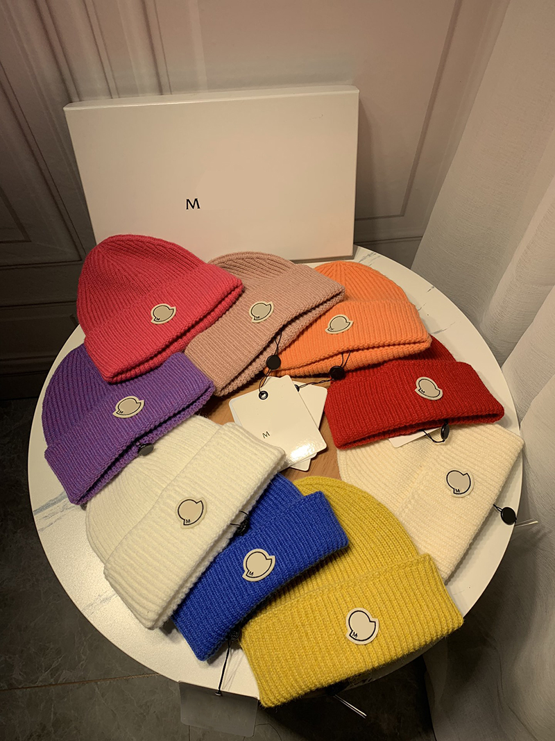 

New Winter Wool Hat letter Designers Hats Men and Women Fashion Leisure Luxurys knitted caps warm cap couple solid color multi-color optional, Blue;gray