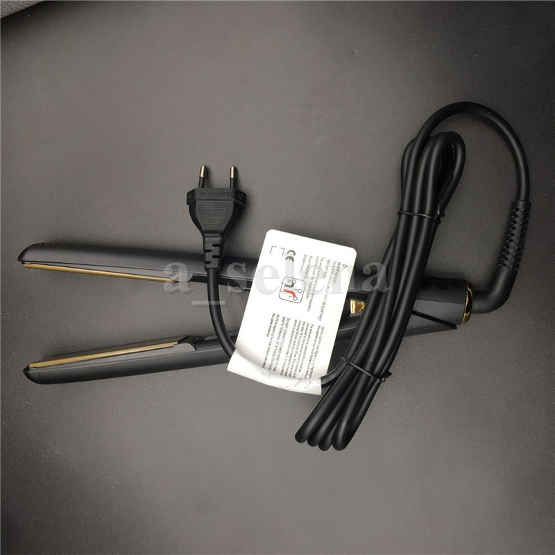 

Hair Straighteners Gold Classic Professional styler Fast Iron Styling tool with box