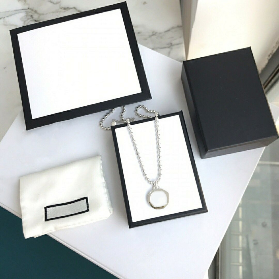 Fashion Necklace Street Unisex Bracelet Circle Pendant Necklaces for Man Woman Jewelry-image-737735203