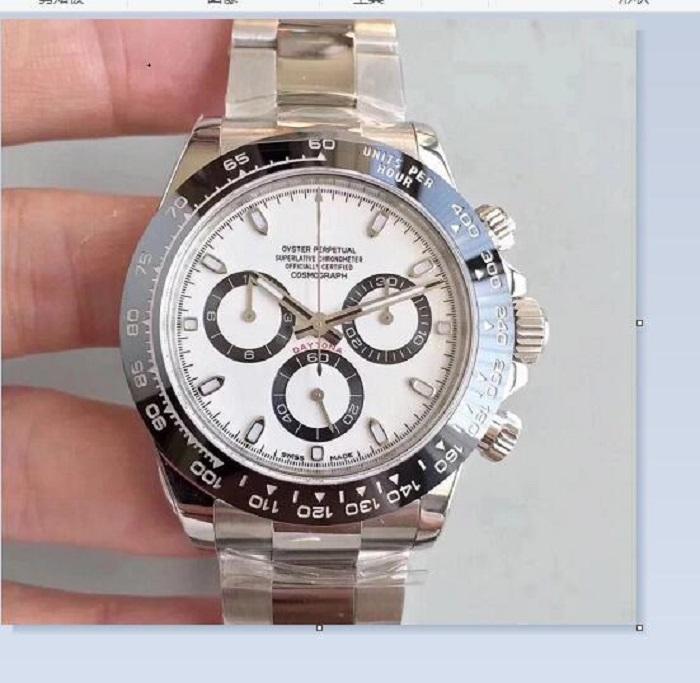 

2021Mens Automatic Movement Watch Ceramic Bezel Sapphire Glass TONA Series M116519 Simple Dial Stainless Steel Solid Clasp Male Watches, Slivery;brown