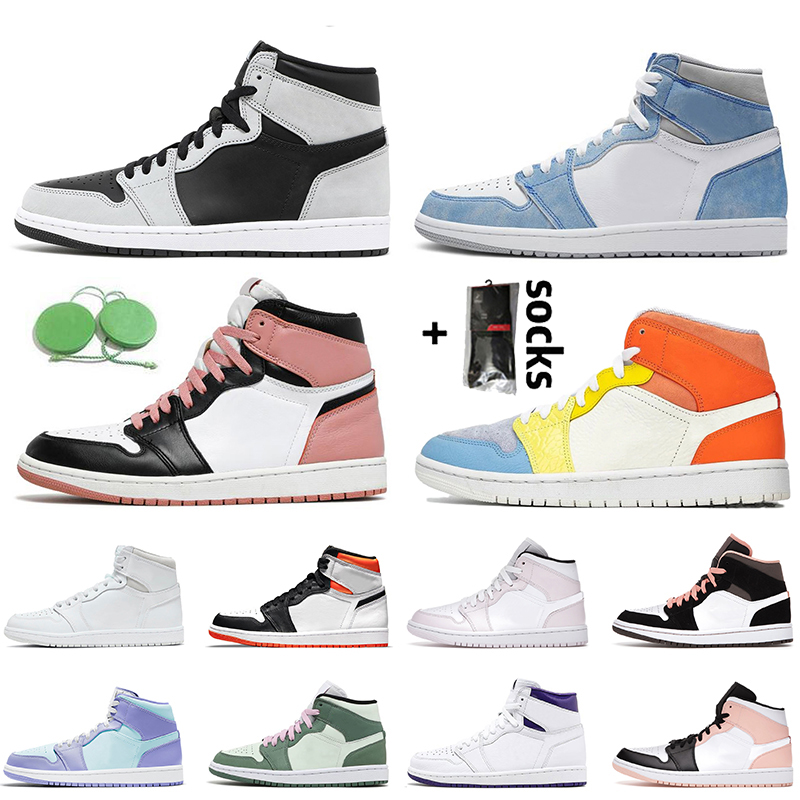 

Jumpman 1 High OG Court Purple Men Women 1s Basketball Shoes Travis Scott Sneakers Mid To My First Coach Crimson Tint Toe Trainers, White;red