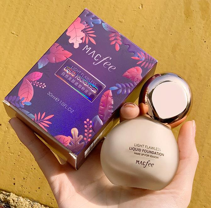 

Macfee natural beauty concealer liquid foundation moisturizing oil control Long lasting makeup spot acne marks make up
