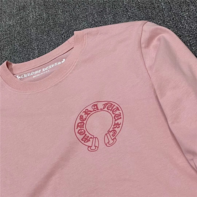 

Blossom Contrast Chrome Pink Hearts Cherry Limited Phantom Cross Men's and Women's Long Sleeve T-shirt Fashionoutlet, White;black