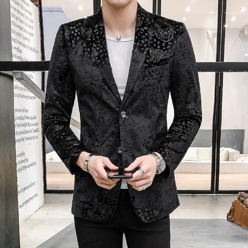 

Men's Suits & Blazers Plus Size -5XL Stage Mens Blazer Jacket Tiger Print Tuxedos And Suit Jackets Business Casual Slim1, Qt6030-906p85