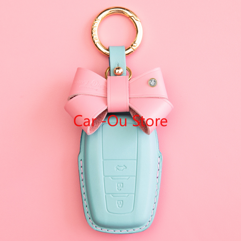

For Toyota HIGHLANDER RAV4 CAMRY Avalon Corolla Remote Smart Key Fob Case Holder Cover High Quality Leather For Girls