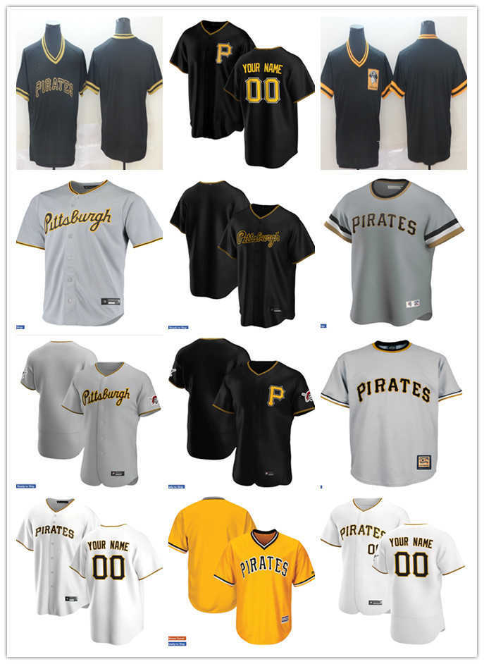 

Men Women Youth Pittsburgh''Pirates''18 Ben Gamel 13 Ke'Bryan Hayes 54 Sam Howard 23 Mitch Keller 45 Max Kranick Custom Baseball Jersey, Color