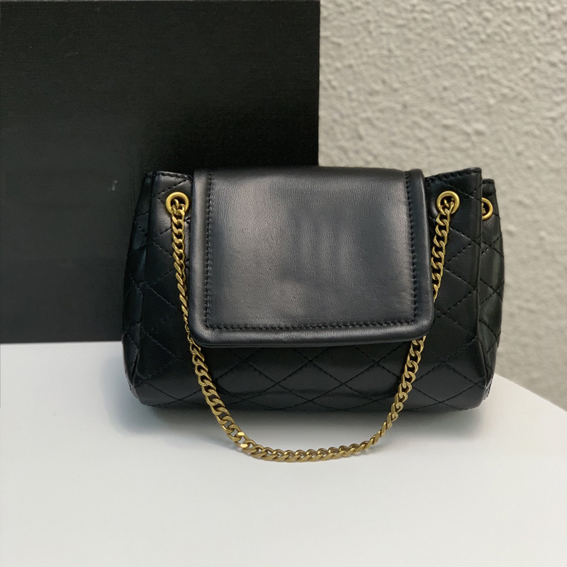 

Yysls handbags Shoulder Bag Women Handbags Nolita Crossbody Bags Rhombic Pattern Sheepskin Bronze Chain High Quality Handbag Purse Flip Messenger Bag 6ZOG