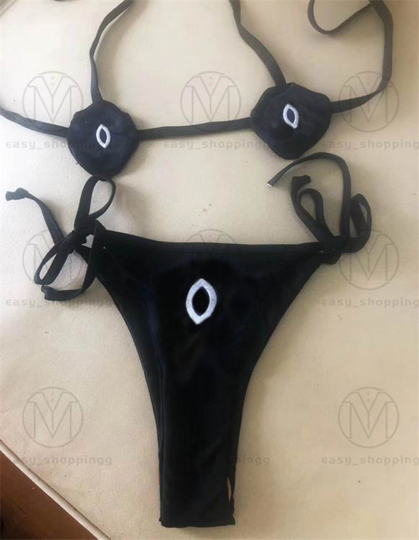 

21ss Summer Womens Designers Swimsuits Bikinis Set Multicolors Time Beach Bathing suits Wind Swimwear High Quality Ready to Ship, White;black
