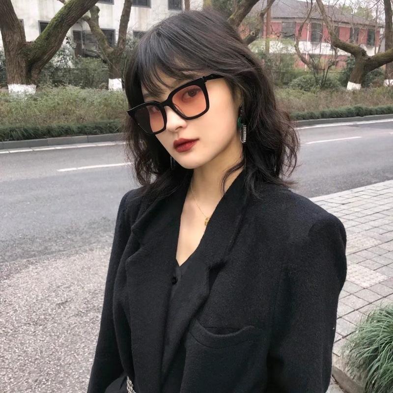 

Sunglasses 2021 Fashion Unisex Square Men And Women Momati Anti-ultraviolet Ins Glasses