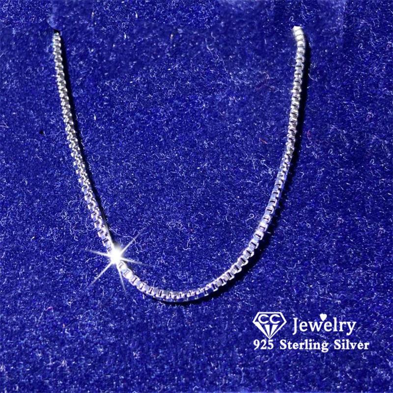 

Chains For Necklace Women Box 45CM Length Adjustable CCN292, Silver