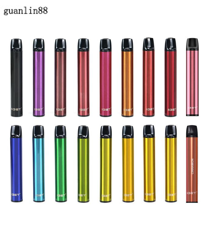 

Original Iget Shion Disposable Pod Device Kit 600 Puff 400mAh 2.4ml Portable Vape Stick Pen Bar Plus XXL Max 100% Authentic