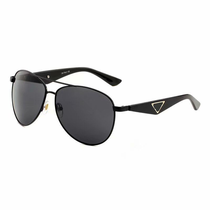 

Brand designer Classic Round Polarized Sunglasses driving Eyewear Metal Gold Frame Glasses Men Women Sunglass Polaroid glass Lens