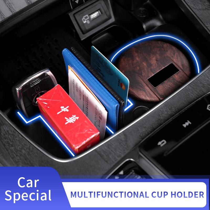 

Car Organizer Center Console Cup Hoder Replacement Storage Box For C E GLC W205 W213 W253 Phone Card Accessories