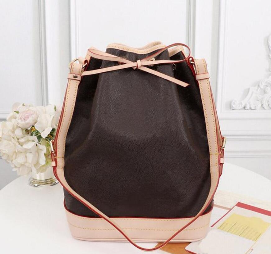 

HH Handbag Women Genuine leather mini Bucket Bag Crossbody NOÃ© Closure Strap Iconic M40817 Drawstring Coated Shape Adjustable Leathers Sturd