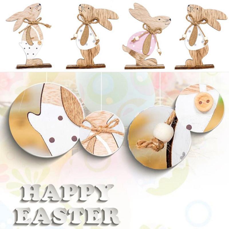 

Party Decoration Natural Wooden Handcraft Supplies Wood Crafts Easter Ornaments Home Decorations