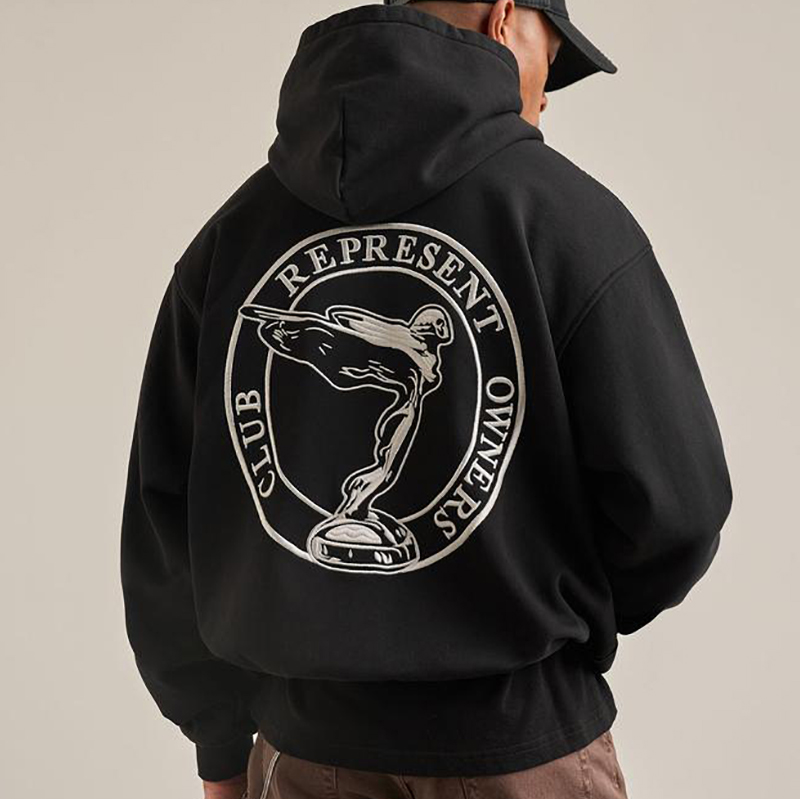 

Represent Owners Club Embroidered Badge Hoodie Black Mens Casual Oversize Hoodies Pullovers Jumpers Men Women Hip Hop Streetwear MG210089