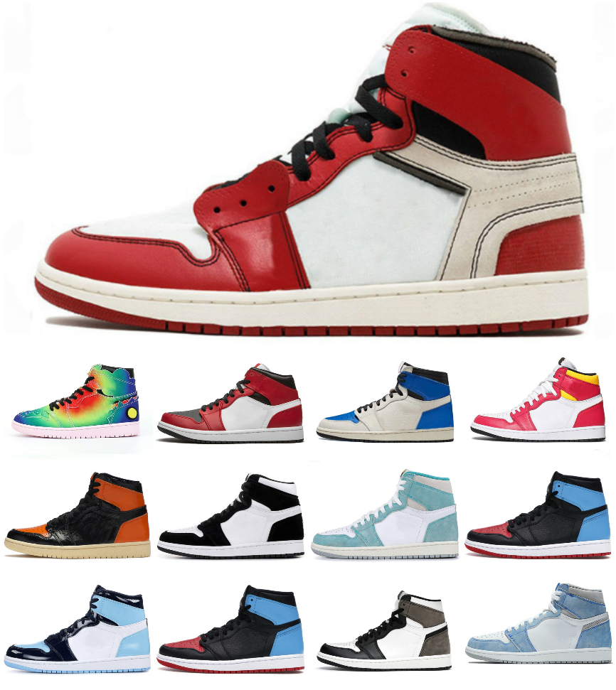 

University Blue Hype Royal 1s Jumpman JORDÃN 1 Basketball Shoes Court Purple Dark Mocha Twist Obsidian UNC Pine Green Sports Outdoor Mens Wo