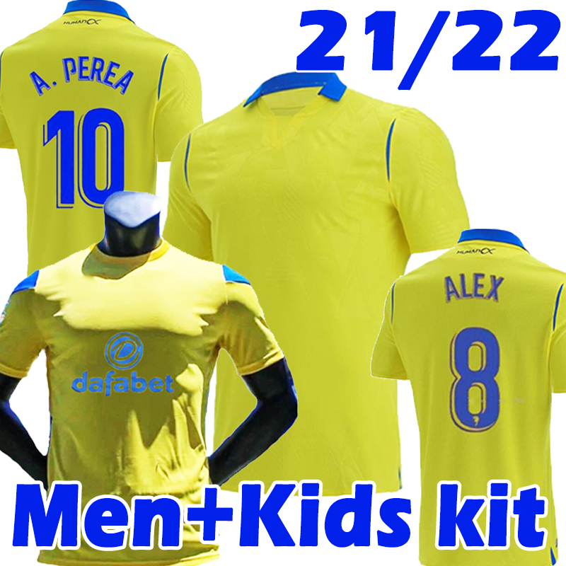 

2021 2022 Cadiz soccer jerseys CÁDIZ CF Negredo camisetas de fútbol LOZANO ALEX Bodiger Juan Cala CAMISETA A LIGA 21/22 men kids kit Pre-Match shirt football shirts TOP, 21 22 pre-match shirt