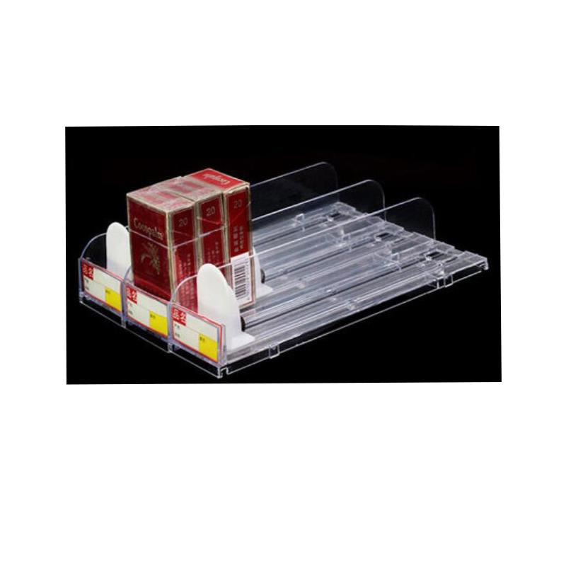 

Hooks & Rails Supermarket Cigarette Automatic Thruster Convenience Store Display Stand Pusher Drink Rack 10pcs/lot