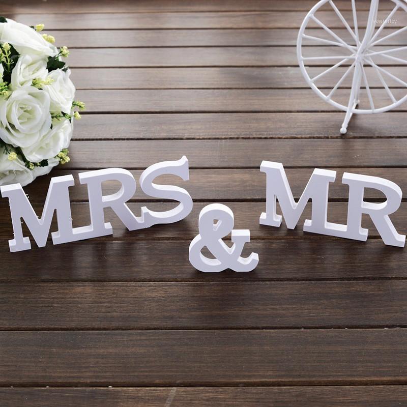 

Party Decoration Wedding Table Centerpieces Mr And Mrs Decorative Centerpiece Wooden Words In Wood