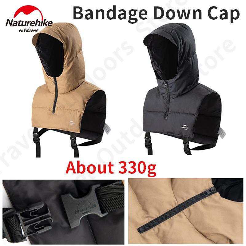 

Outdoor Hats Naturehike Down Hat Thickening Ultralight 330g 100% Cotton Winter Keep Warm Men & Women Travel Waterproof Oil Proof, Black