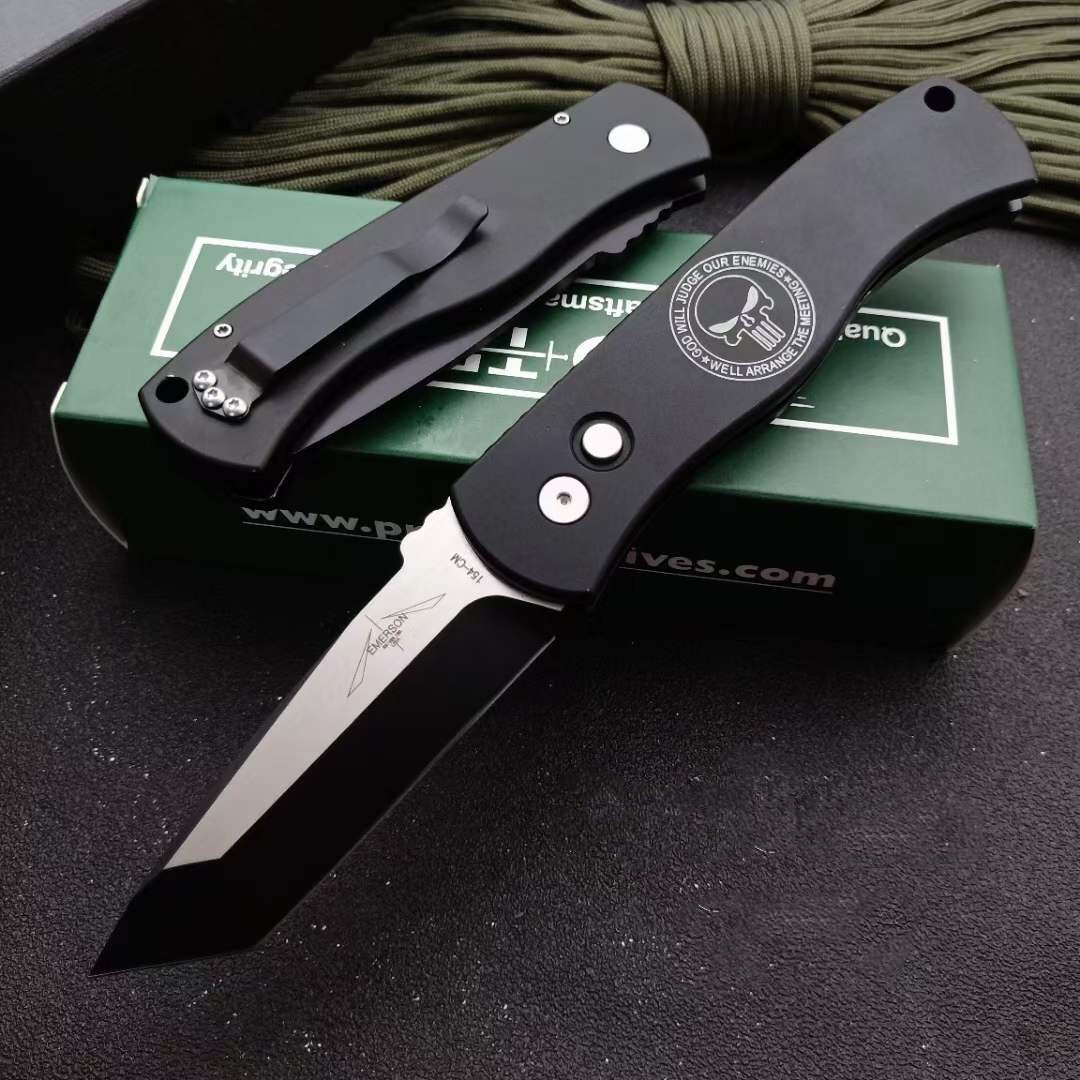 

Pro-Tech CQC7 Automatic folding knife 3.26 inch 154-CM High quality steel Forging of the blade T6 Aeronautical Aluminum Handle EDC AUTO Pock