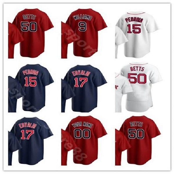 

custom boston 20 21 men women kids mookie betts baseball jerseys andrew benintendi ted williams brandon workman nathan eovaldi red sox jerse, Blue;black
