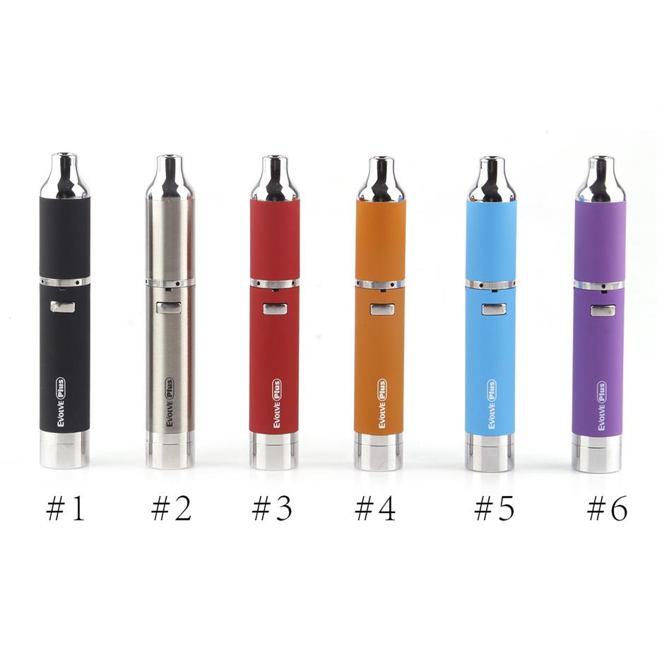 

Authentic Yocan Evolve Plus Kit 1100mAh Wax Vaporizers Starter Kits Quatz Dual Replacement Coils e cigs Cigarette Vape Pen Herbal Waxya32, Blue