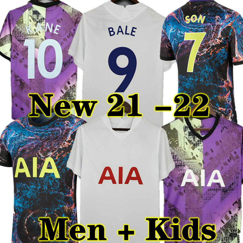 

HØjbjerg 21 22 KANE SON BERGWIJN NDOMBELE Soccer Jersey 2021 2022 DELE Football shirt LO CELSO Morgan BALE LAMELA LUCAS 4TH Men + KIDS, 21 22 3rd