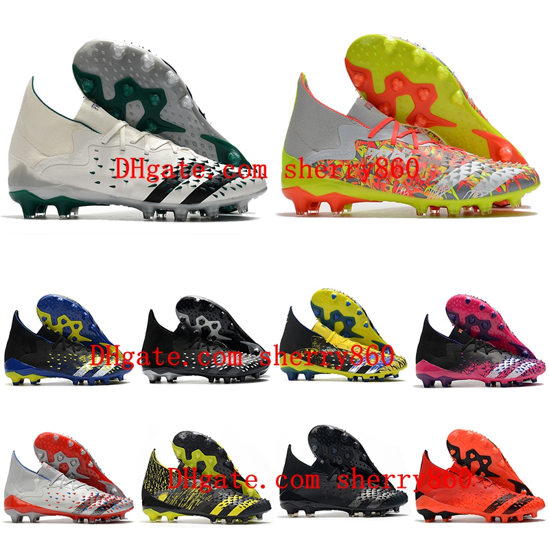 

2021 soccer shoes PREDATOR FREAK.1 AG mens cleats Crampons de football boots Size 36-45, As picture 10