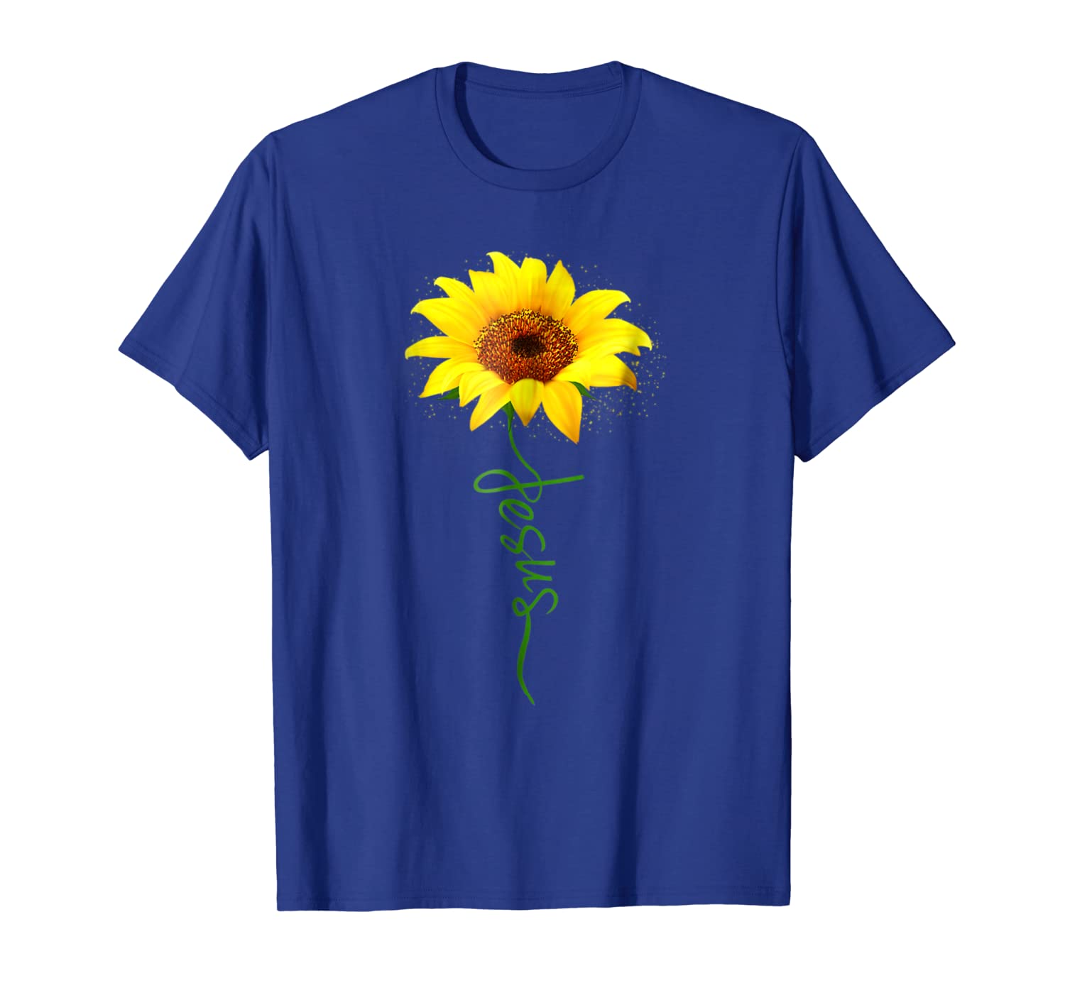 

Jesus Sunflower TShirt, White;black