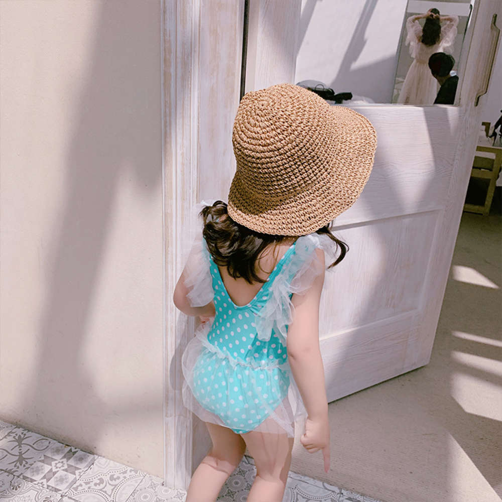 

Children's suit children's Slim princess skirt one piece swimsuit girls' performance Suit Swimsuit, Black