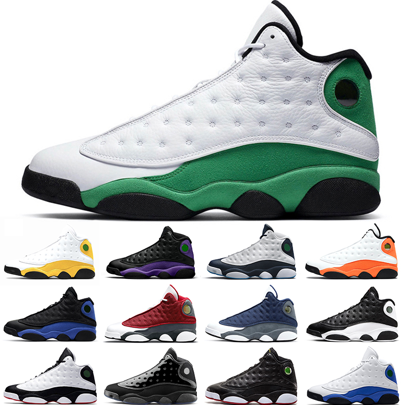 

Jumpman 13 Basketball Shoes 13s Men Lucky Green Hyper Royal Starfish Obsidian Court Purple Chicago Mens Sports Trainers Sneakers Size 40-47, #33 bred 40-47