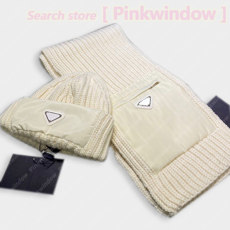 

Fashion Scarf Hat Sets Men Women Beanie 2 Pcs Triangle Designer Scarf Bucket Hats Cashmere Scarves Winter Wollen Knitting Luxury 2112022L