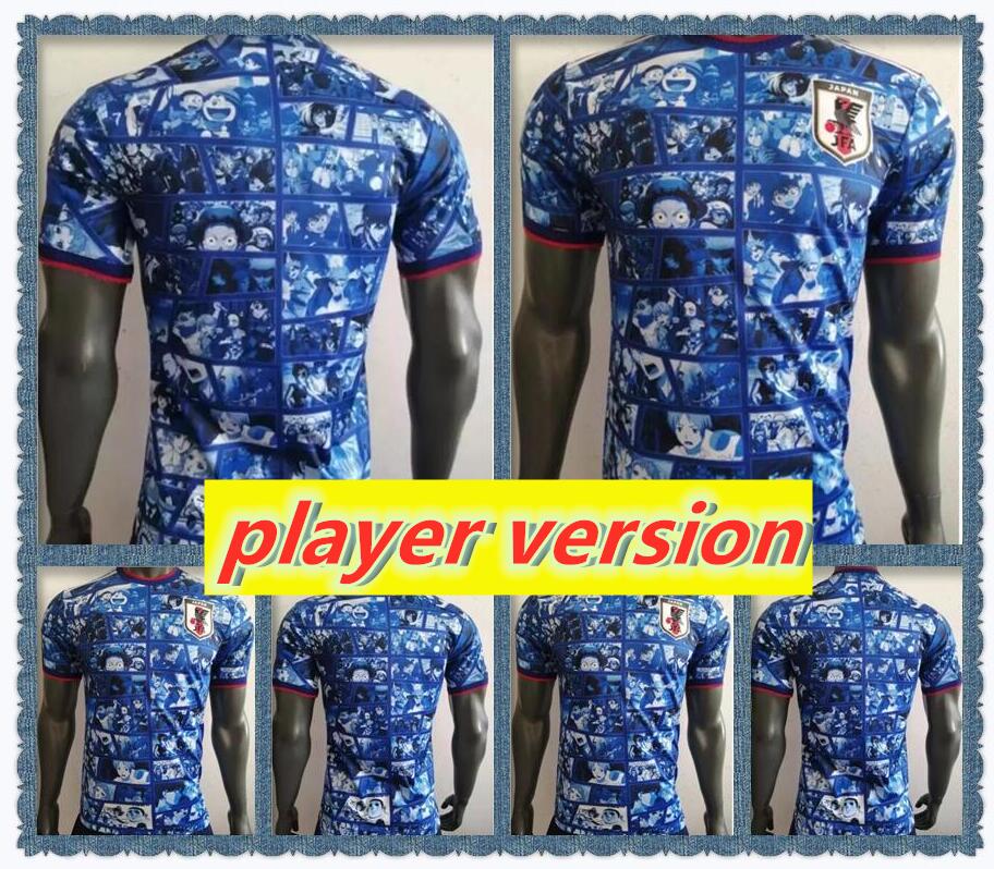 

2021 2022 Japan Player version soccer jerseys 21 22 Cartoon ATOM KAGAWA ENDO OKAZAKI NAGATOMO HASEBE KAMAMOTO football Shirt