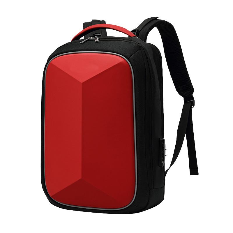 

Backpack Travel Backpacks For Business Durable Waterproof Bags 15" Laptop With USB Charging Port And Earphone, Black